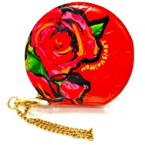 Louis Vuitton LV Coin Case Red Vernis Rose Limited Edition mon-409-09012025 - Picture 1 of 9